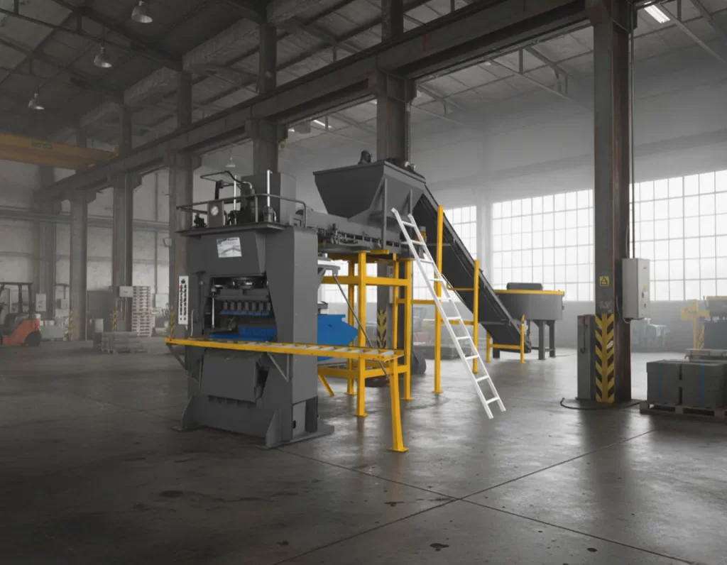 Automatic Fly Ash Brick Making Machine Plant Ready For Dispatch