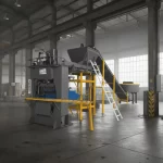 Automatic Fly Ash Brick Making Machine Plant Ready For Dispatch