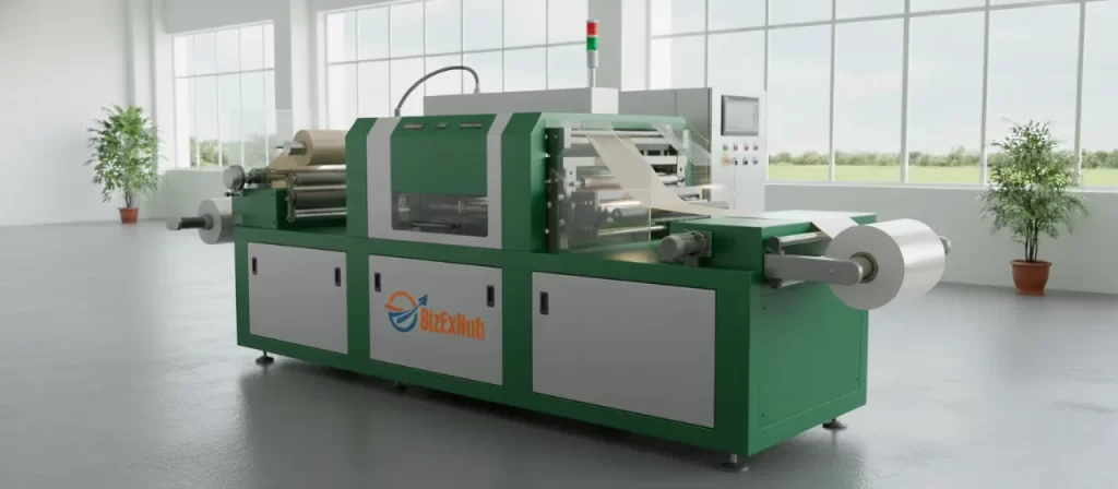 Eco-friendly extrusion lamination machine