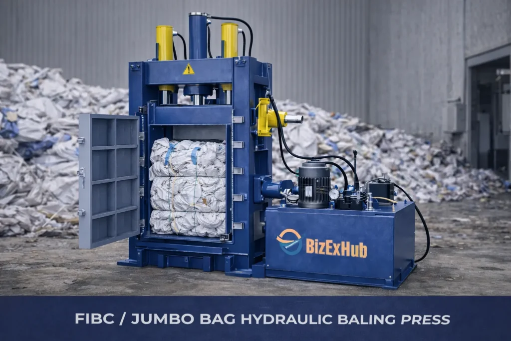 FIBC Jumbo bag Hydraulic Baling Press