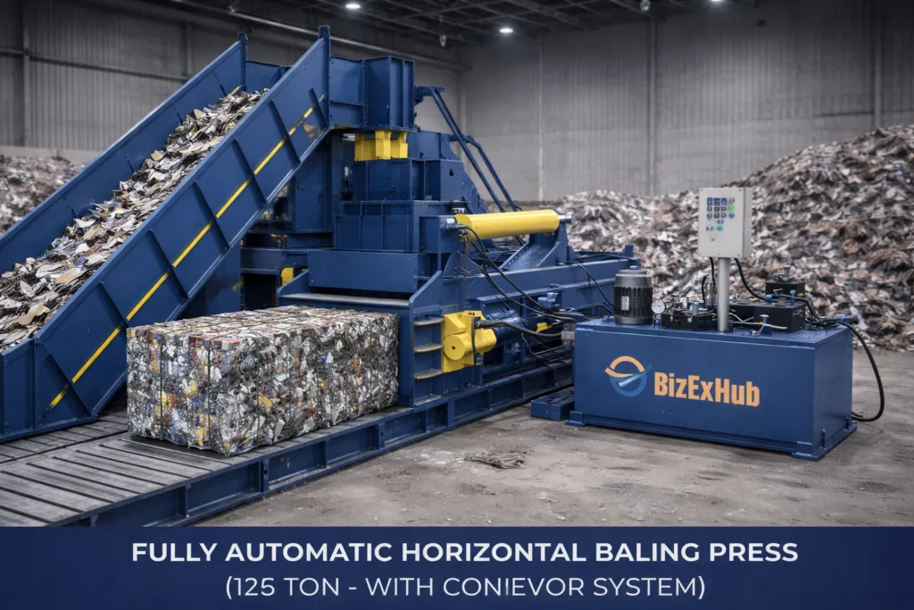 Fully Automatic Hydraulic Baling Press