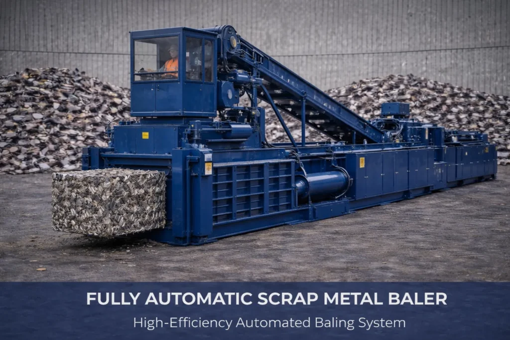 Fully Automatic Scrap Metal Baler