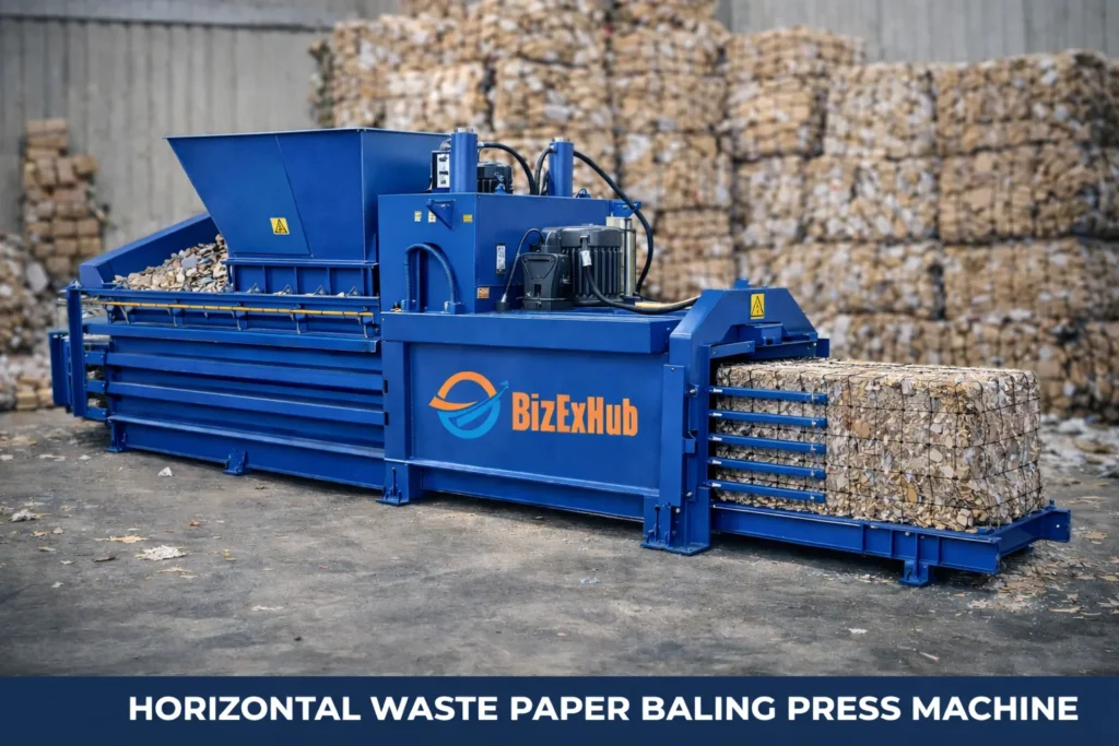 Horizontal Waste Paper Baling Paper Machine