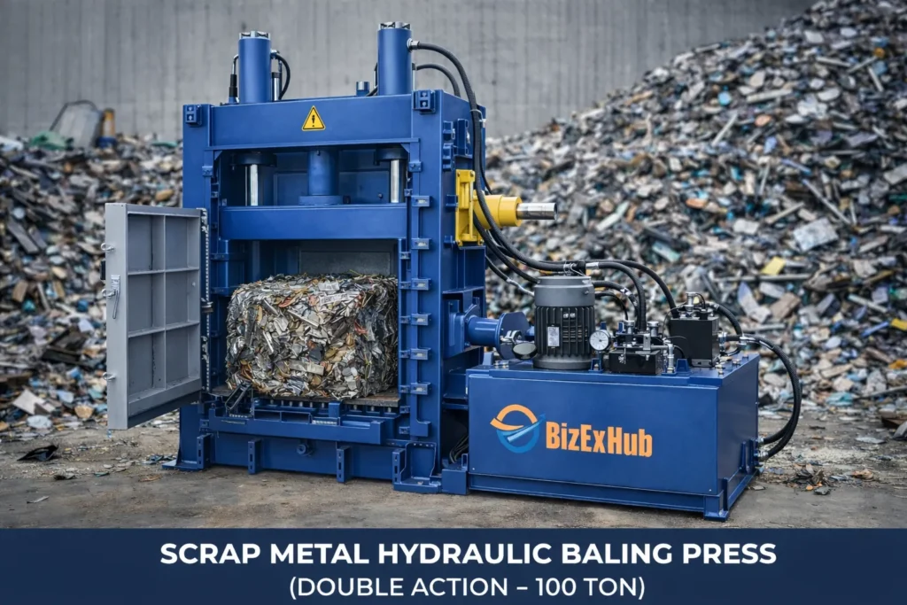 Scrap Metal Hydraulic Baling Press