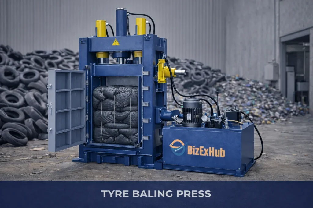 Tyre Baling Press Machine