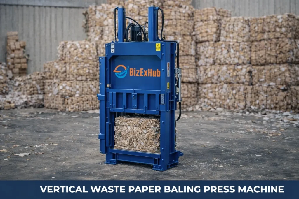 Vertical Waste Paper Baling Paper Machine